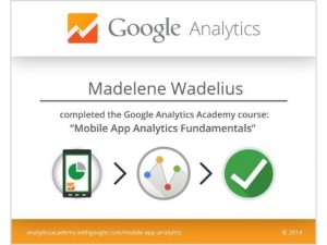 Mobile App Analytics - Madelene Wadelius