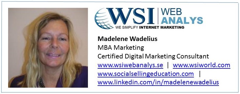 Madelene Wadelius WSI WebAnalys